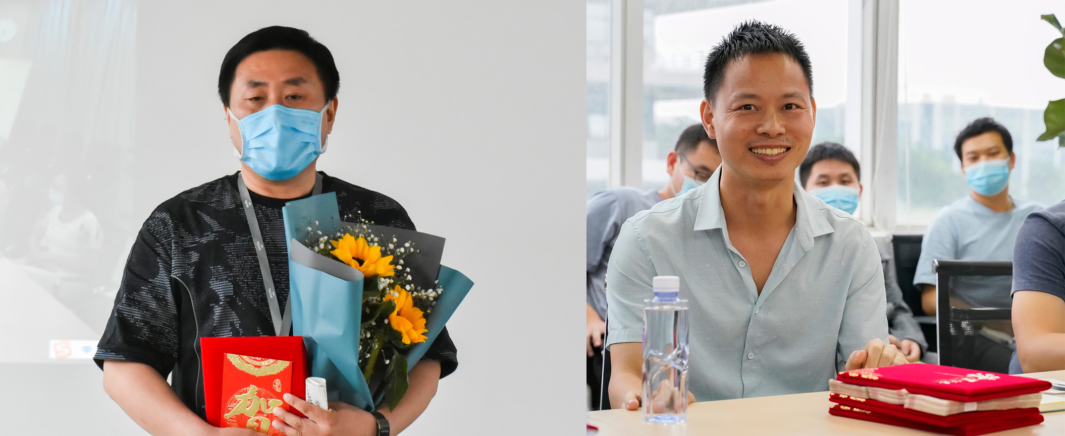 圖左張所成先生，圖右楊黎明先生